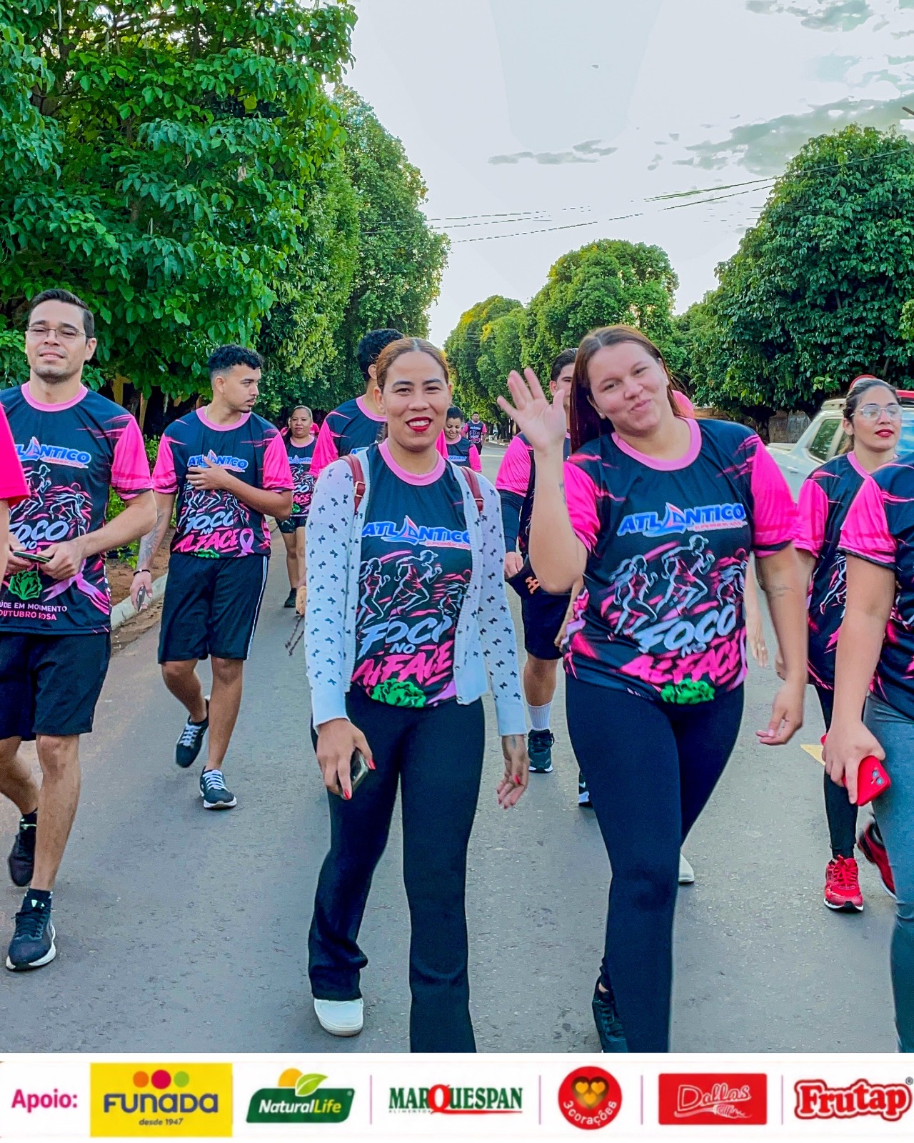 fotos caminhada rosa atlantico